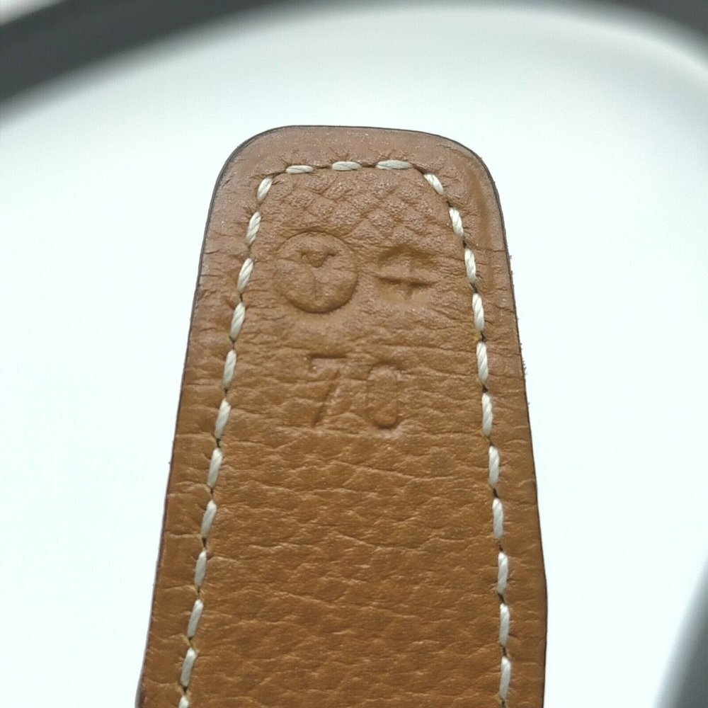 Hermes Belt Mini Constance Reversible Gold-tone - Picture 12 of 13